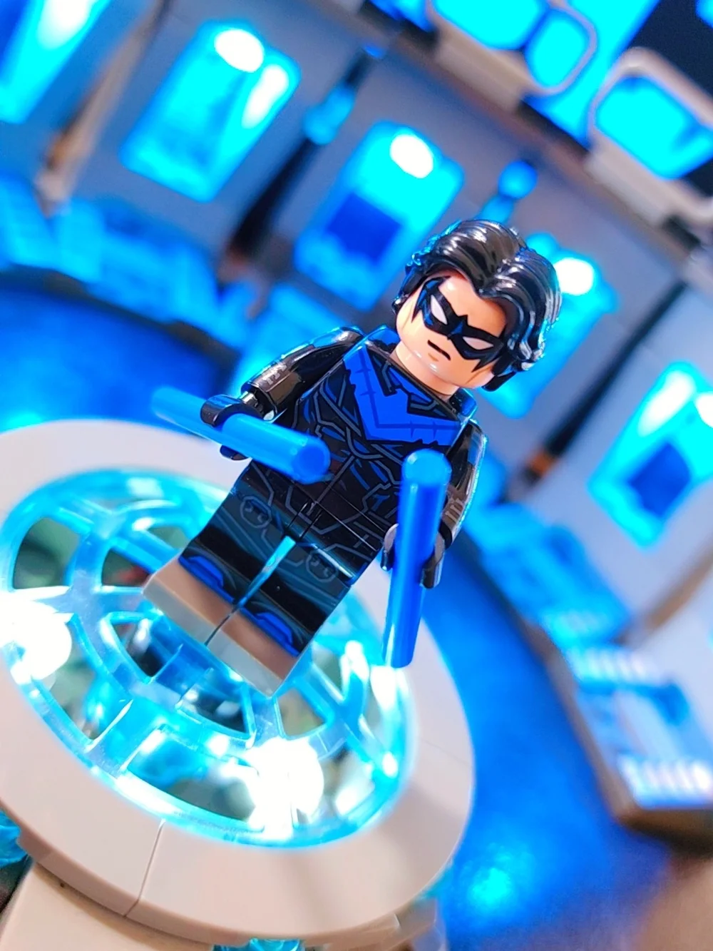 Batman Nightwing Minifigure Lego Compatible